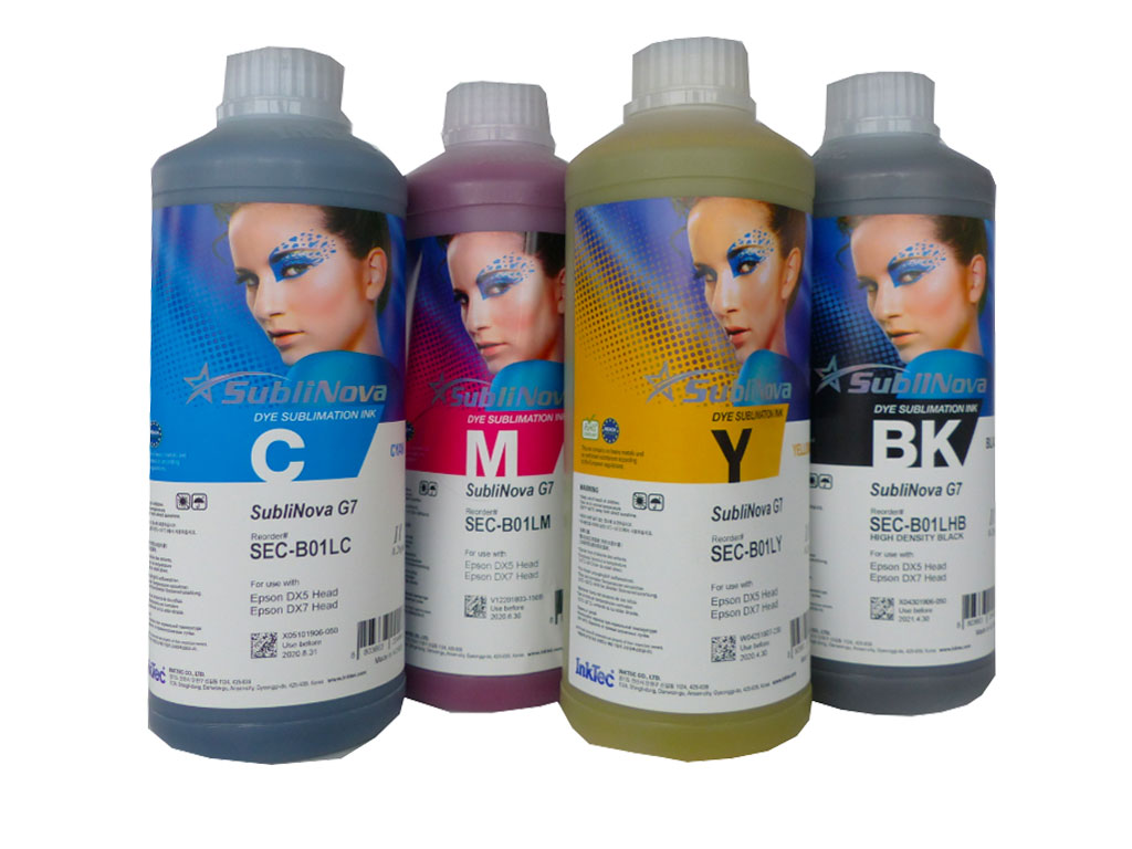 SEC SubliNova G7 dye sublimation ink from inktec