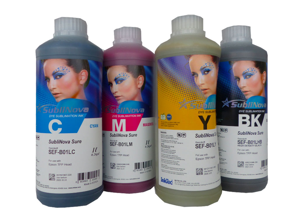 SEF SubliNove Sure Sublimation Ink from InkTec